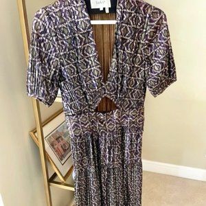 ba&sh Paris metallic dress